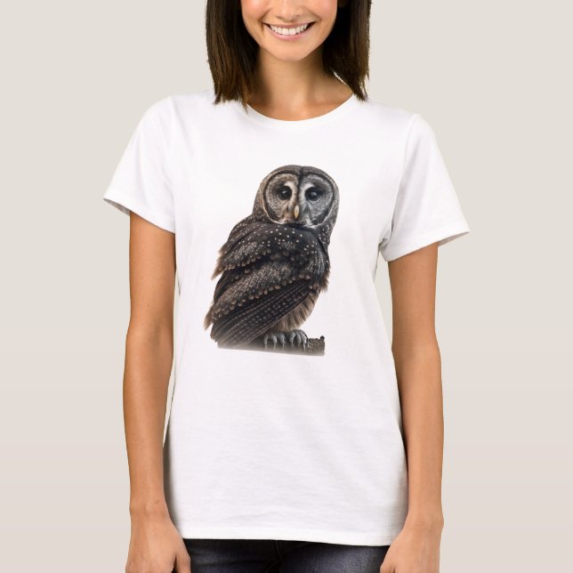 Greater Sooty Owl T-Shirt (Front)
