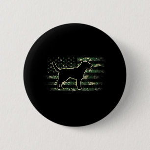 Greater Swiss Mountain Camouflage American Flag 2 Inch Round Button