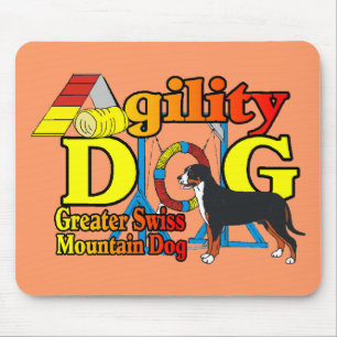Greater Swiss Mountain Dog Agility Mouse Pad