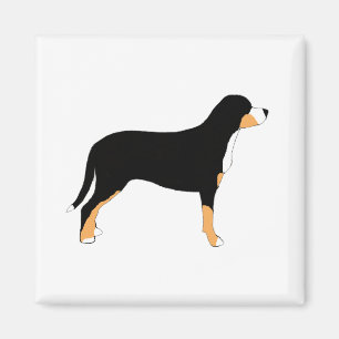 greater swiss mountain dog colour silhouette magnet