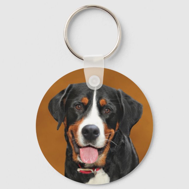 Greater Swiss Mountain Dog Keychain (Front)