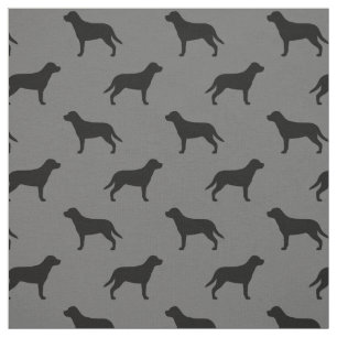 Greater Swiss Mountain Dog Silhouettes Swissies Fabric