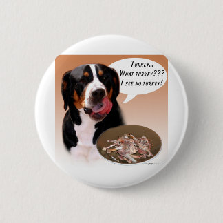 Greater Swiss Mountain Dog Turkey 2 Inch Round Button