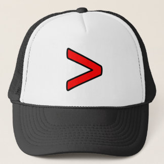 Greater-than cap