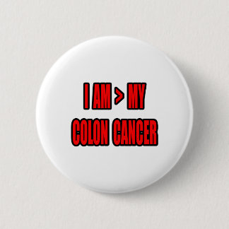 Greater Than My Colon Cancer 2 Inch Round Button