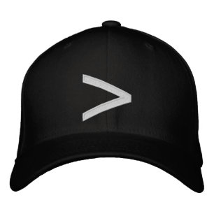 Greater Than Sign Hat