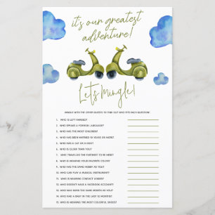 Greatest Adventure, Scooter, Bridal Shower Game