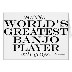Greatest Banjo Player Close