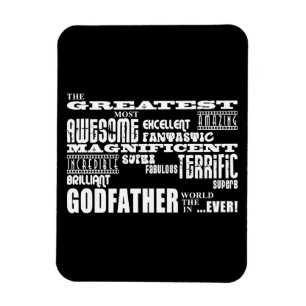 Greatest Best Godfathers Birthdays Christmas Magnet