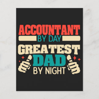 Greatest dad funny quote| fatherday gift flyer