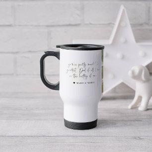 Greatest Dad Personalized Photo Collage Travel Mug