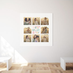 Greatest Mum multi photo elegant stylish Poster