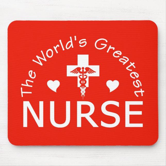 Greatest Nurse mousepad (Front)