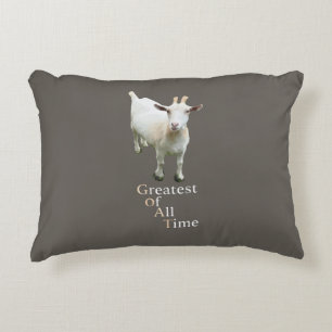 Greatest of all time Goat Accent Pillow
