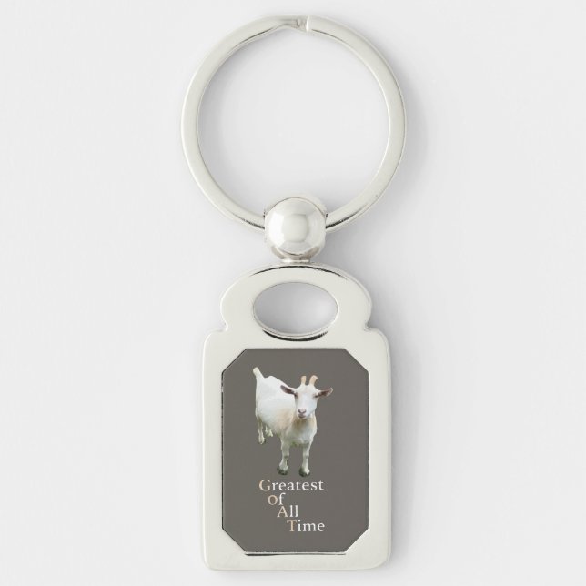 Greatest of all time Goat Keychain (Front)