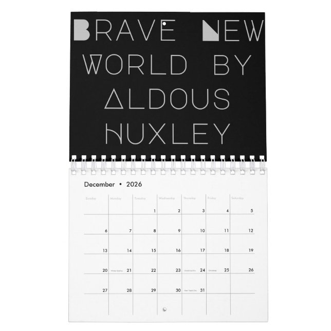 Greatest Socialist Sci-Fi Calendar (Dec 2026)