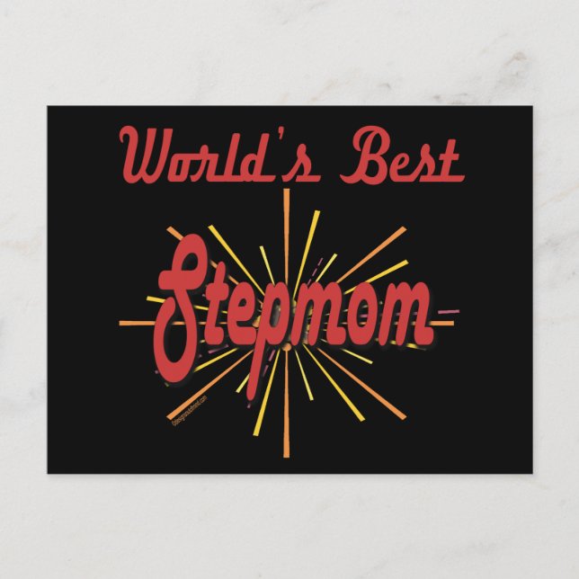 Greatest Stepmom Postcard (Front)