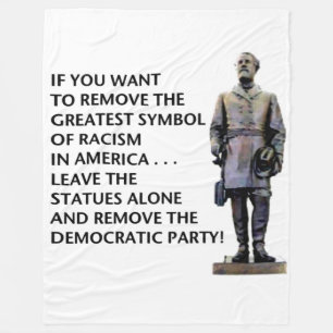 GREATEST SYMBOL of RACISM Fleece Blanket