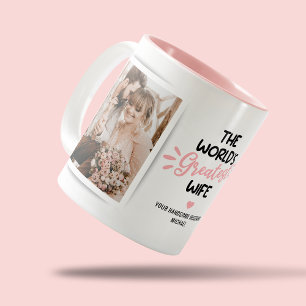 Greatest Wife 2 Photo Two-Tone Coffee Mug