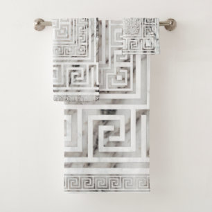 Grec Meander - Grèce Key Marbre blanc textures