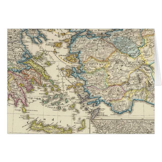Grèce, Asie Mineure 1453 (Devant horizontal)
