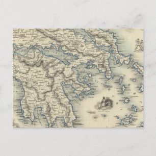 Grèce avec des cartes inset de Corfou et Stampalia