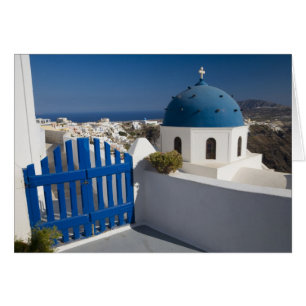 Grèce et île grecque de Santorin depuis le