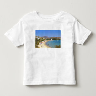 Grèce, île de Paros, Krios Beach vue d'en haut