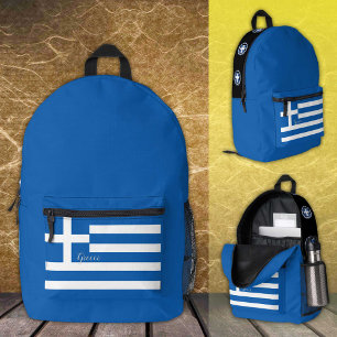 Grèce, sac à dos, drapeau grec, Emblème / Personna