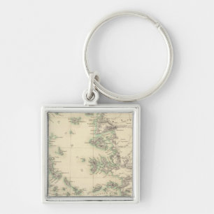 Grecian Archipelago, ancient Keychain