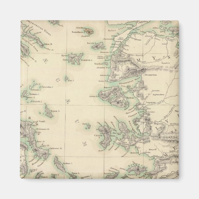 Grecian Archipelago, ancient Magnet (Front)