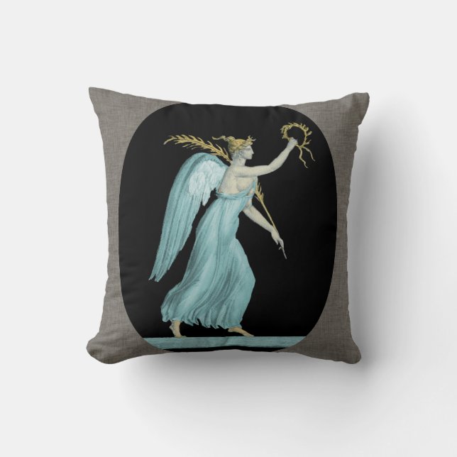 Grecian Beauty II Throw Pillow (Front)