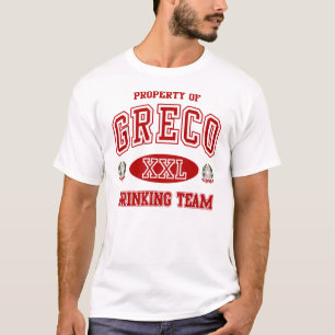 Greco Italian Drinking Team t shirt