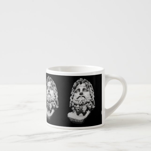 Greco Roman Bust Espresso Cup (Right)