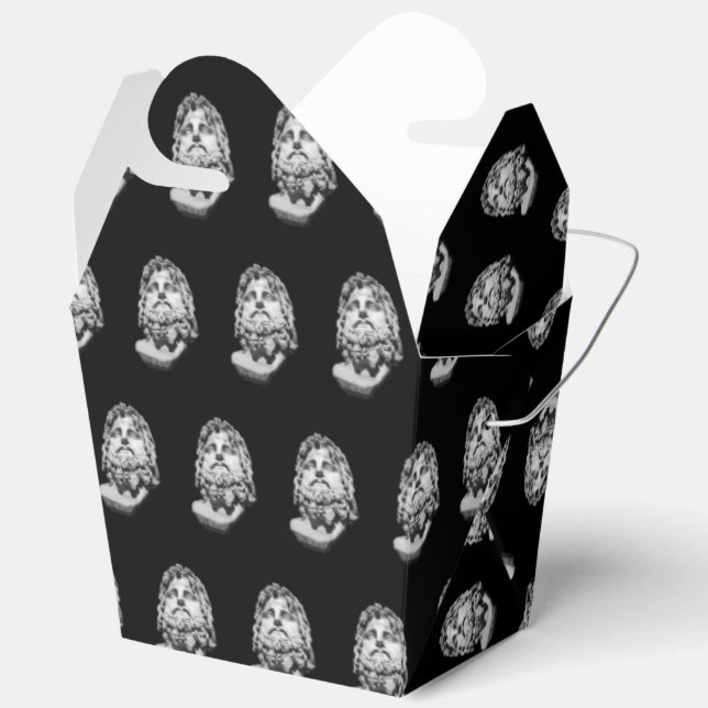 Greco Roman Bust Favor Box (Open)