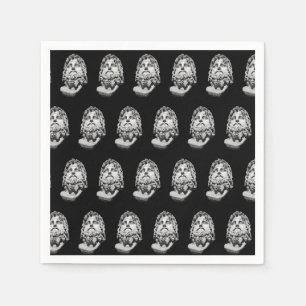 Greco Roman Bust Napkin