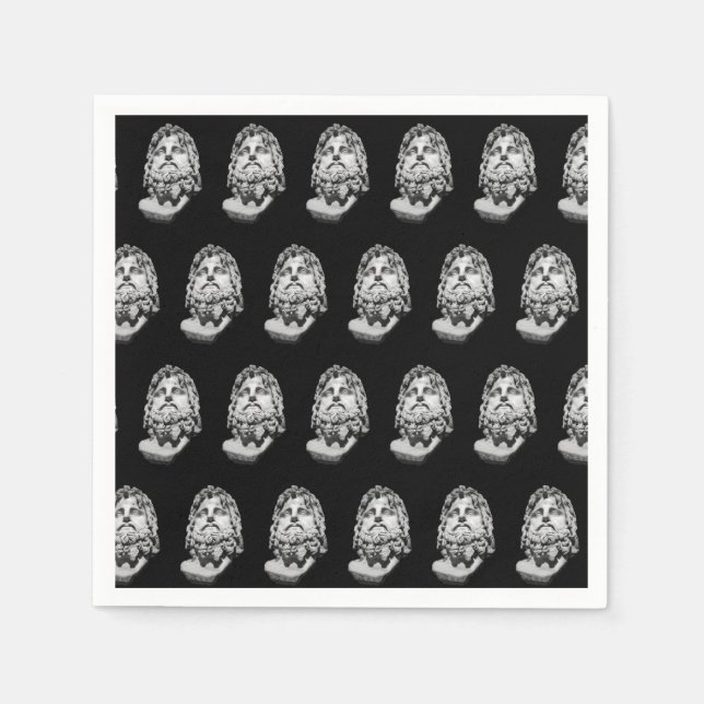 Greco Roman Bust Napkin (Front)