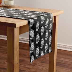 Greco Roman Bust Short Table Runner