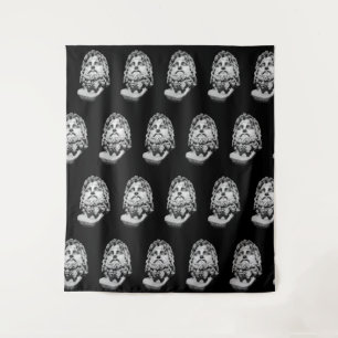 Greco Roman Bust Tapestry