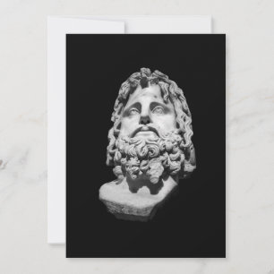 Greco Roman Bust Thank You Card