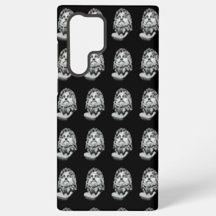 Greco Roman Marble Bust Classical Black and White  Samsung Galaxy Case