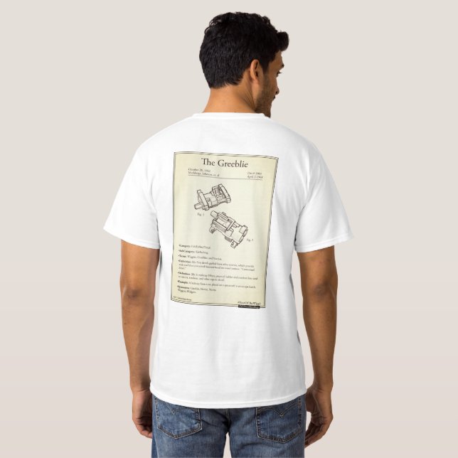 Greeblie Patent T-Shirt Value (Back Full)