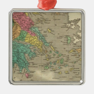 Greece 10 metal ornament