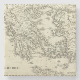 Greece 16 stone coaster
