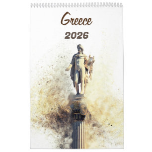 Greece 2026 Photo Calendar – Scenic Landscapes 