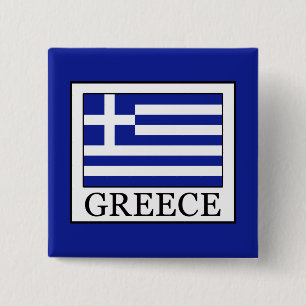 Greece 2 Inch Square Button