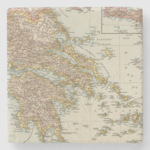 Greece 4 2 stone coaster