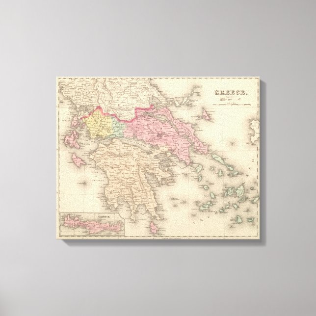 Greece 4 canvas print (Front)