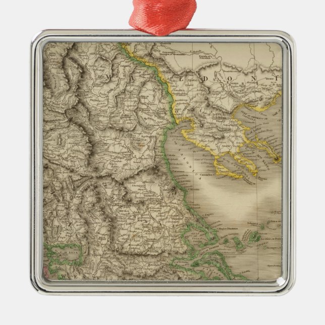 Greece 5 metal ornament (Front)