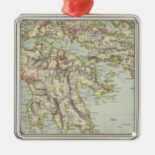 Greece 8 metal ornament